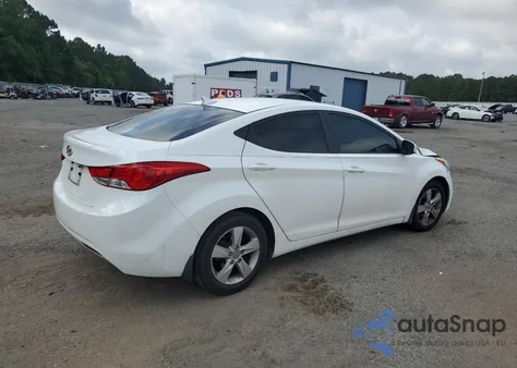 2013 Hyundai Elantra Gls из США, поврежденный, VIN 5NPDH4AE1DH406499